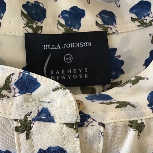 Ulla Johnson Silk Floral Button Tie Dress EUC - Picture 6 of 7
